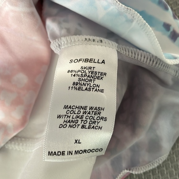 New Sofibella Wild Life Tennis/Golf Skort Size XL - Picture 4 of 7